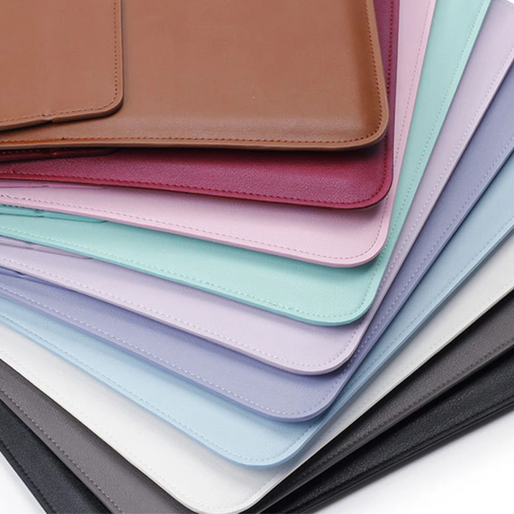 Business Custom Buchstaben Laptoptasche Große Kapazität Gravierte Initialen Laptop Sleeve Luxus Frau Mann Leder Tablet Computer Tasche – Detail 11