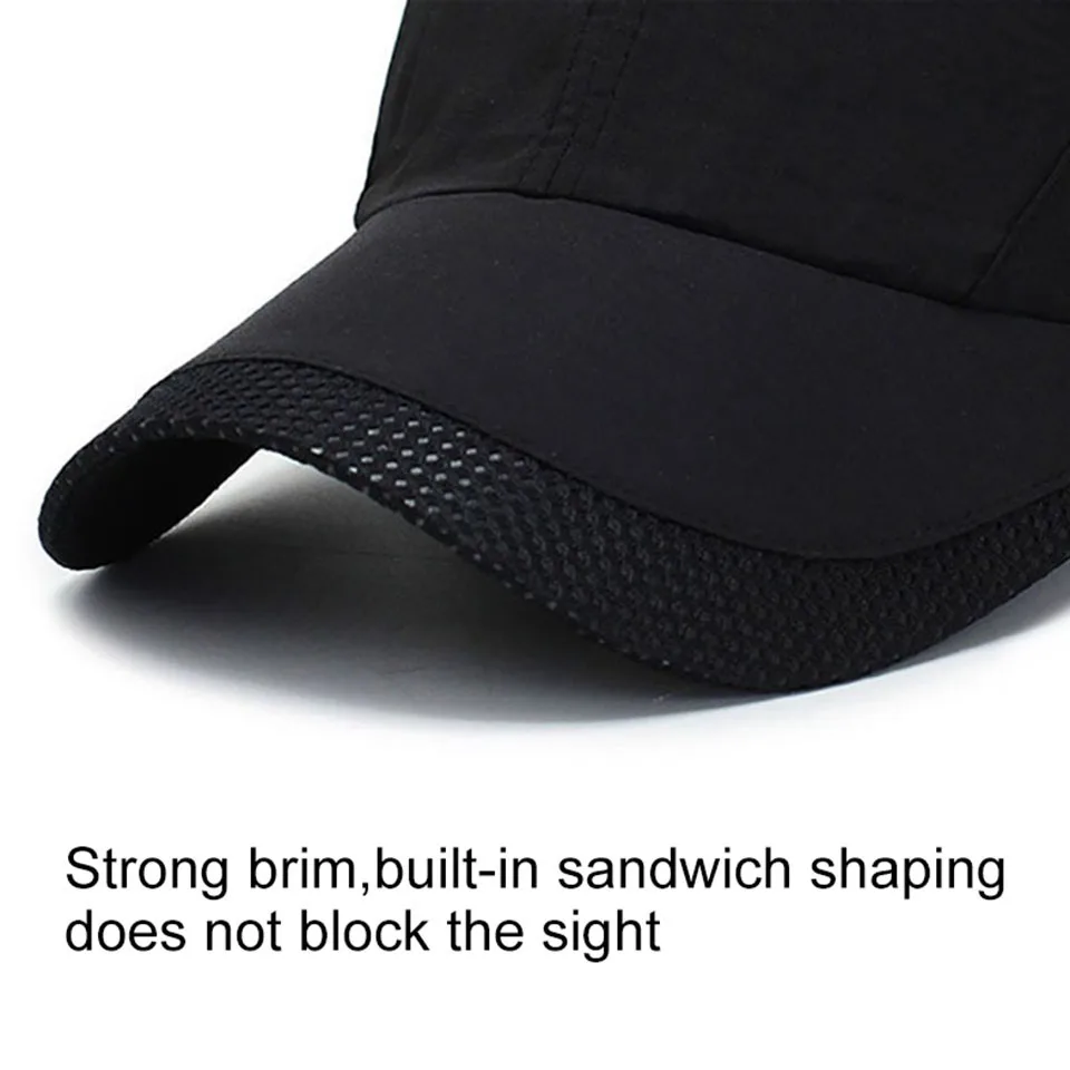 GOBYGO Sports Leisure Baseball Cap Quick-drying Hat Outdoor Commuting Running Sun Hat Mesh Breathable Summer Duck Tongue Cap - view 2
