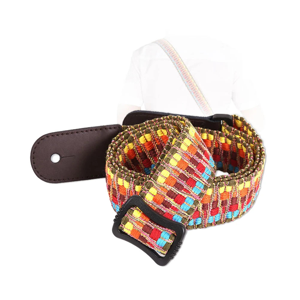

Colorful Ukulele Strap Shoulder Creative Straps Cross-Body Electric Accessories Braided