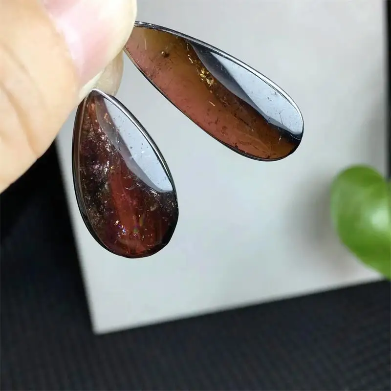 

S925 Natural Freeform Tourmaline Pendant Crystal Carving Polishing Mature Charm Jewelry Birthday Present 1PCS