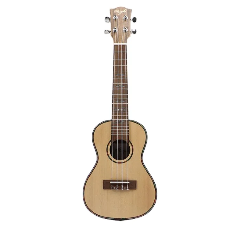 

Hooqu Good Sound Wood Body Musical Instrument Spruce Wood 23 Inch Ukulele