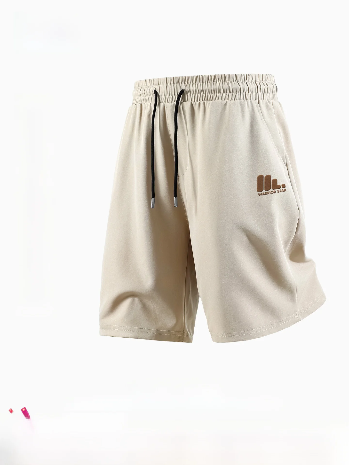 

Warrior Ice Silk orts Мужские летние новые спортивные брюки Fitn Qui Dry Свободные прямые брюки большого размера Повседневные брюки из полиэфирного волокна