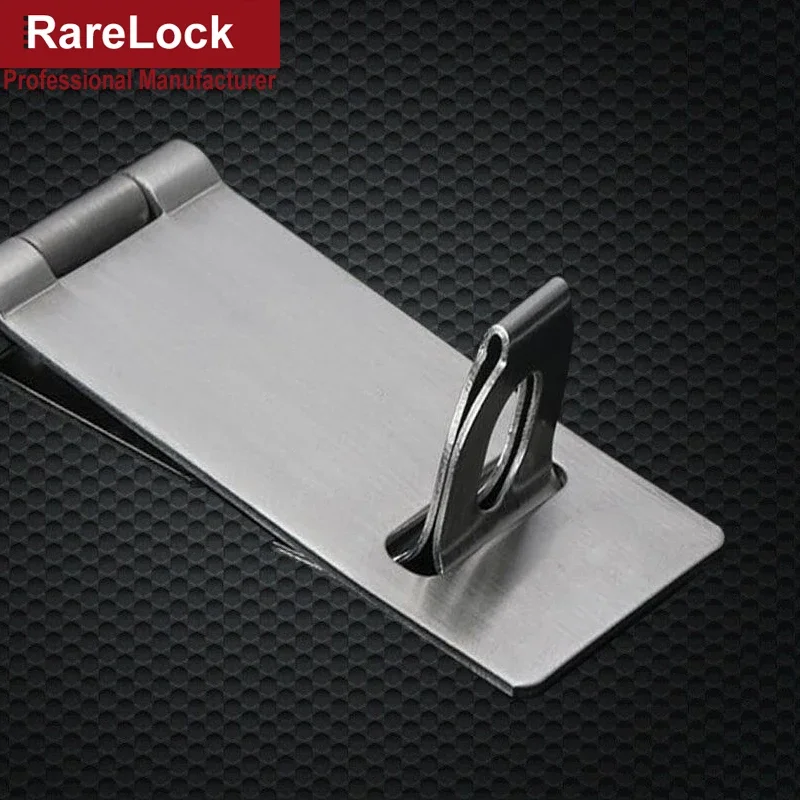 Stainless Hasp Sliding Door Lock for Window Baby Care Air Cabenit Storage Box Rarelock JA12 G