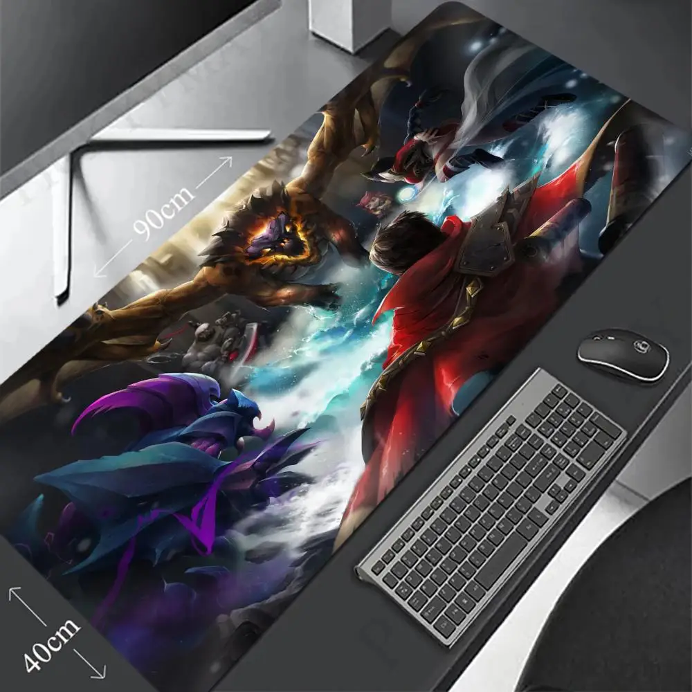 

Аксессуары для офиса L-Leagues of Legends Коврик для мыши в стиле аниме 900 × 400 Нескользящий коврик Коврик для мыши Xxl Офисный коврик Коврик для компьютерного стола Расширенный