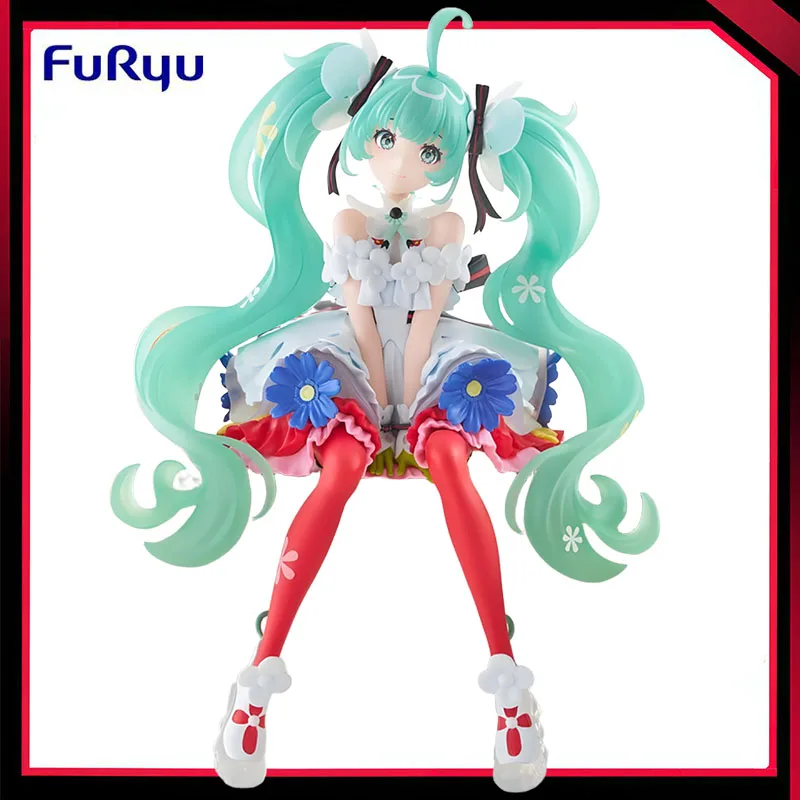 en-stock-furyu-noodle-stopper-hatsune-miku-japan-live-tour-2025-~blooming~-14cm-figurines-d'action-en-pvc-modele-de-collection-anime