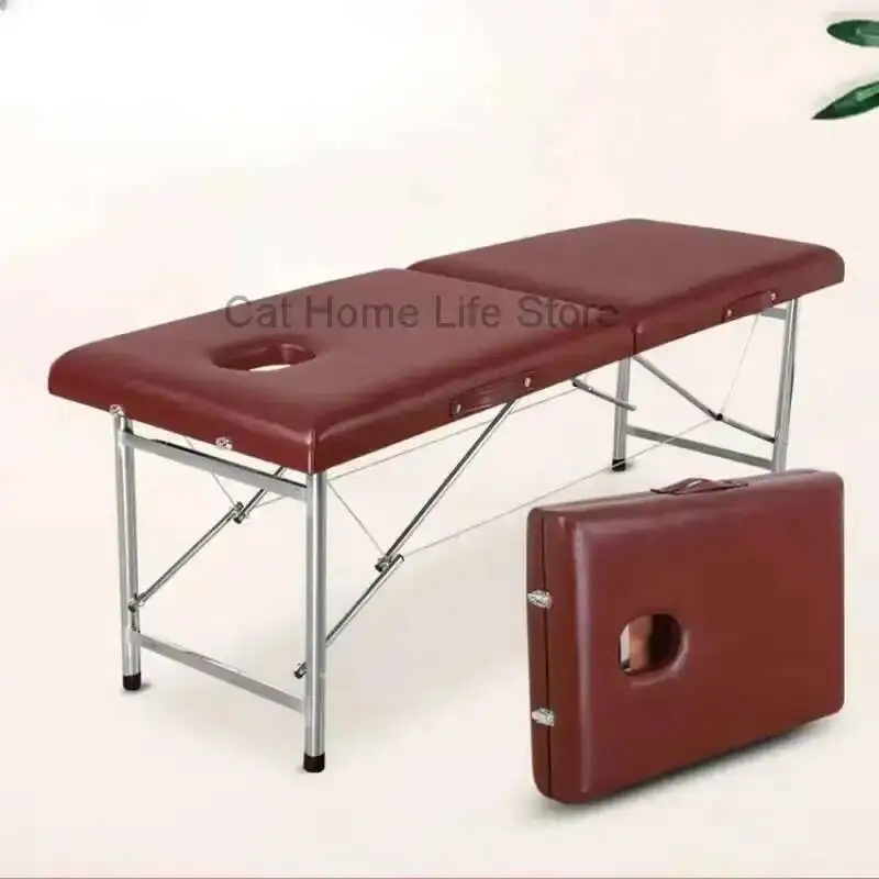 

Comfort Portable Face Beauty Tattoo Folding Massage Chair Full Body Massage Bed Physiotherapy Lettino Estetista Salon Furniture