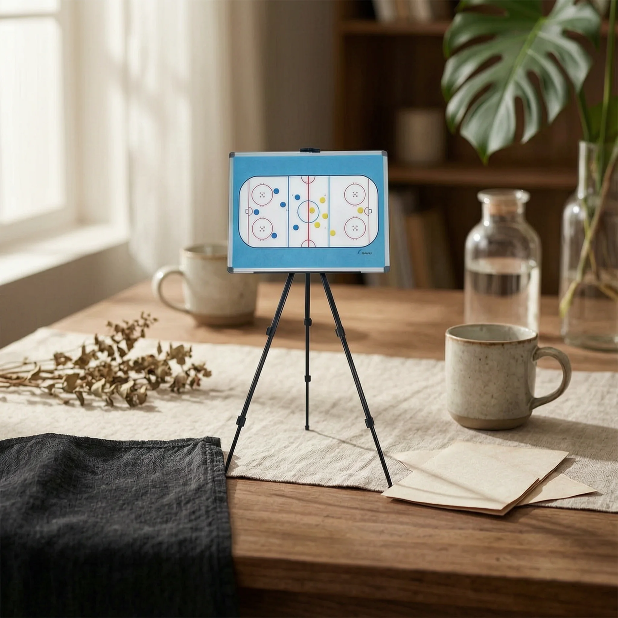 ice-hockey-whiteboard-stand-included-ice-hockey-coaching-board-sports-equipment-portable-easy-to-clean-for-team-meeting