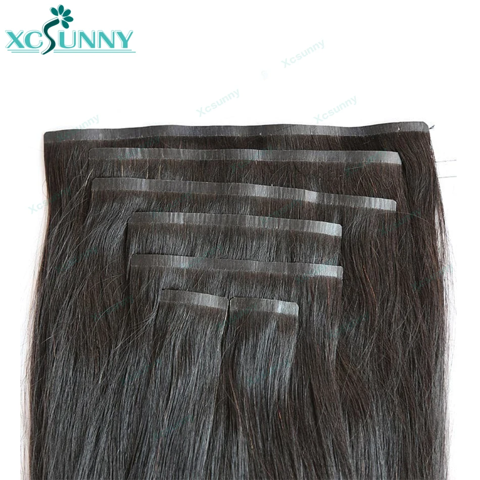 Straight Seamless PU Weft Clip In Extension Burmese Seamless Clip In Human Hair Extensions For Black Women