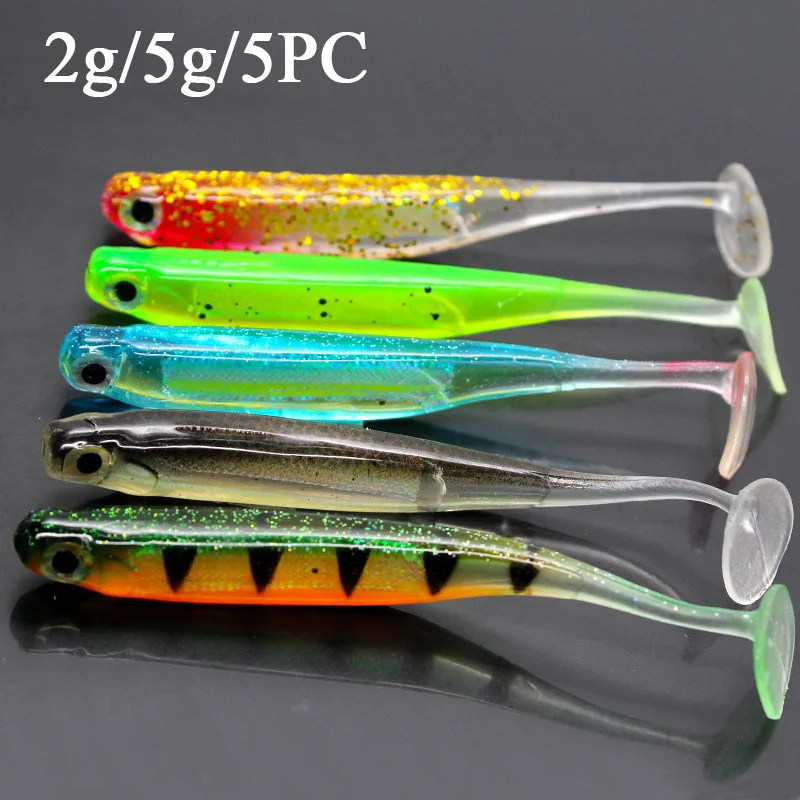 5pcs/lot 7cm/9cm 2g/5g  Wobbler Fishing Lure Rainbow Shiner 