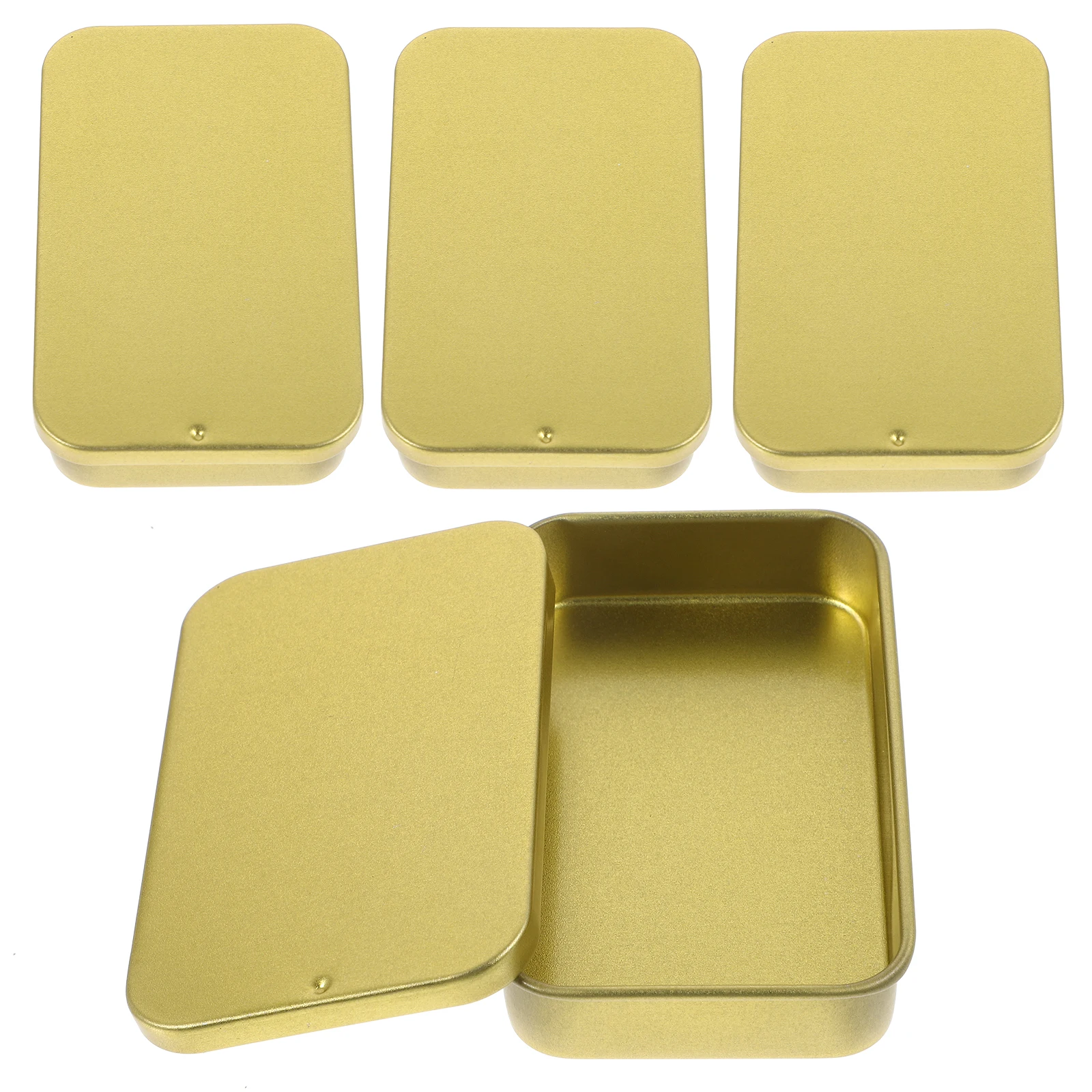 

4 шт. портативная коробка для зубной нити, жестяной контейнер для хранения, большая емкость, дорожный настольный чехол, держатель для подушечек, коробки для тампонов