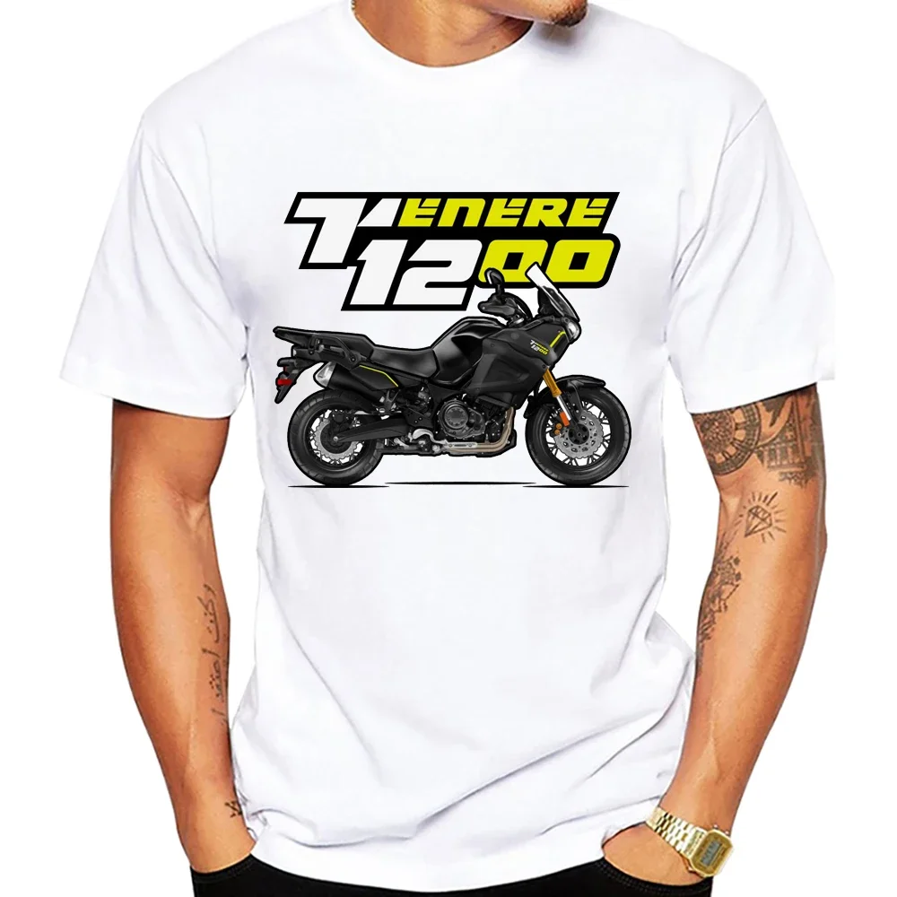 Super Tenere 1200 T12 MT 07 Motorcycle Mountain Riding Tshirts Men Short Sleeve GS Adventure Fan T-Shirt Hip Hop Boy Casual Tees