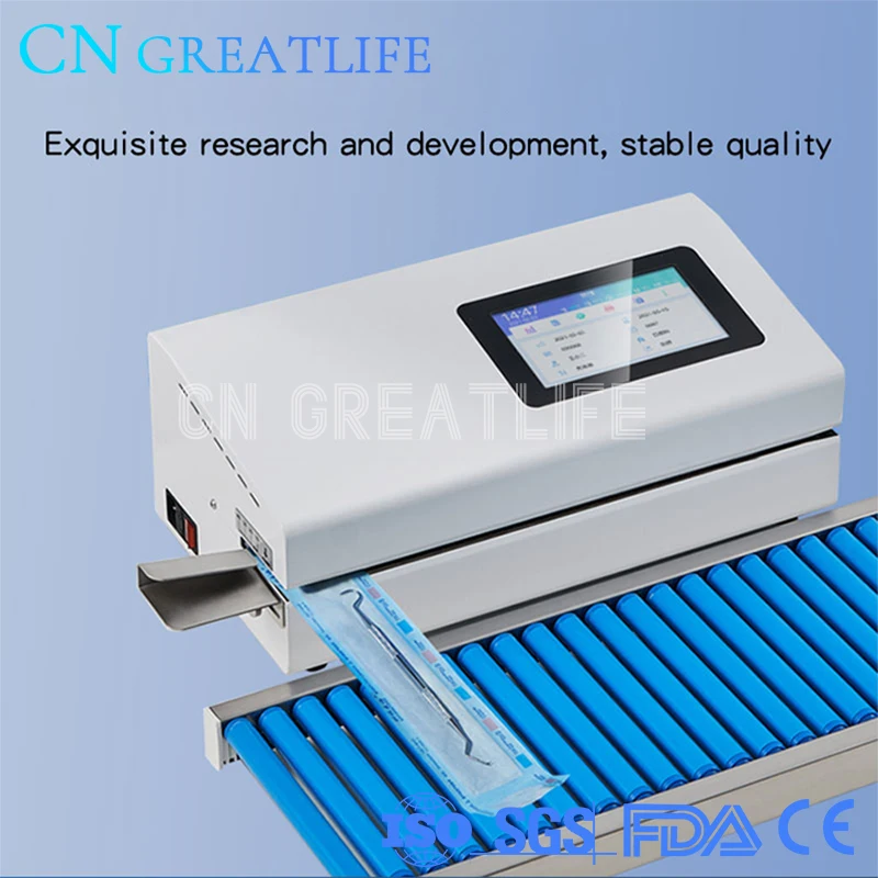 7inch Touch Screen Lab Medical Automatic Sealing Machine Dental Sealing Machine Dental Sealing Machine or Sterilization Bag