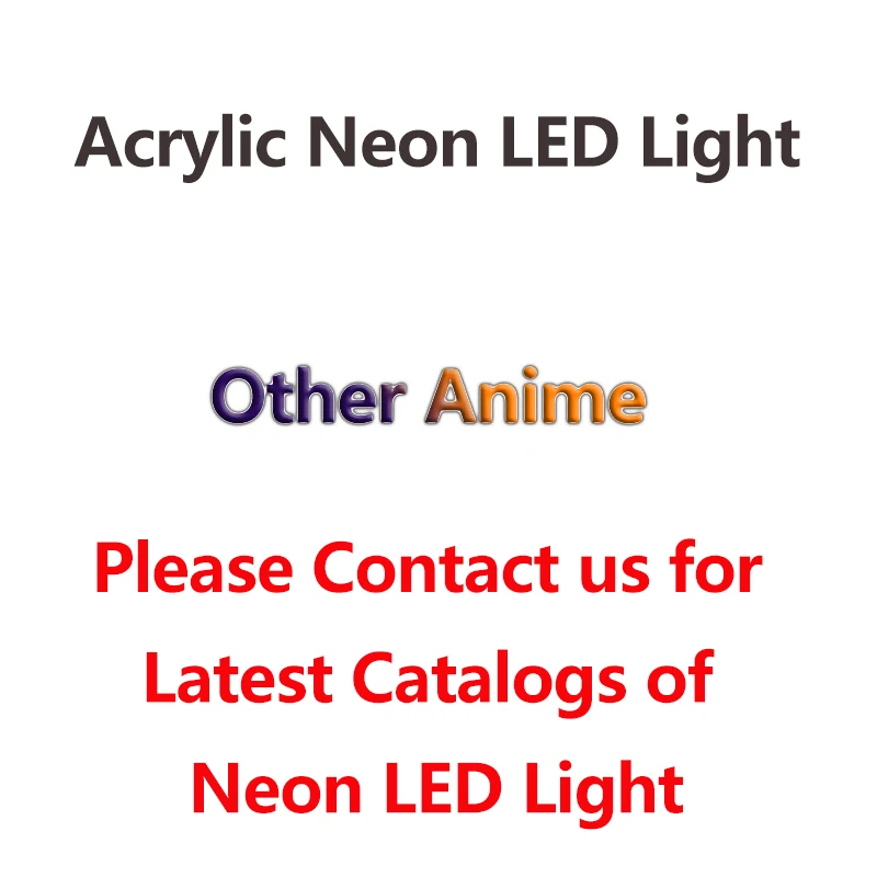 Pokemon One Piece Anime Neon Sign - LED Acrylic Night Light/Lamp for Home,USB Powered Bedroom Decor,Gaming Room Decor Gift view 6
