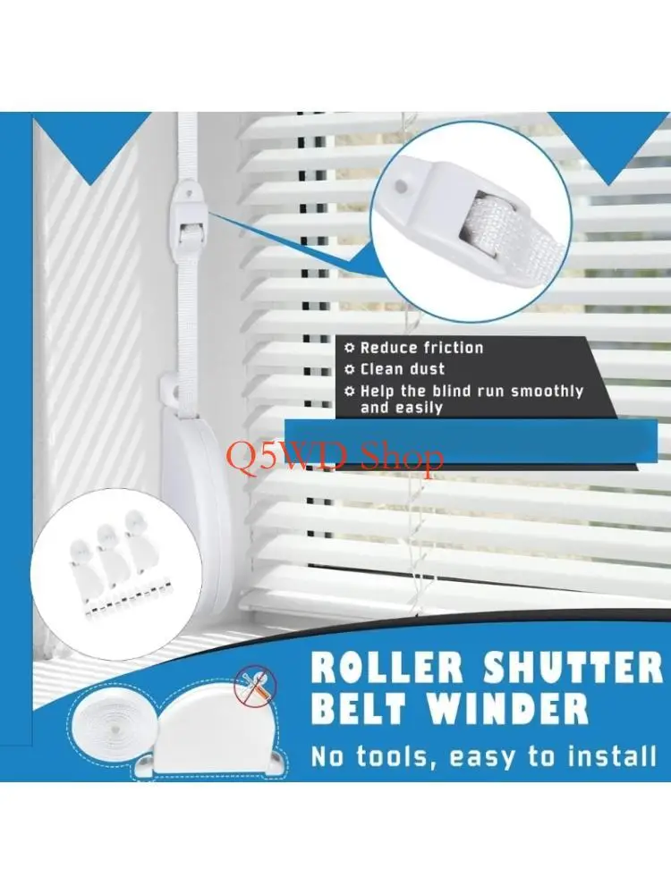 Q5WD Roller Shutter Belt Organizers Take up Box Window Shutter Strap Winder Enduring