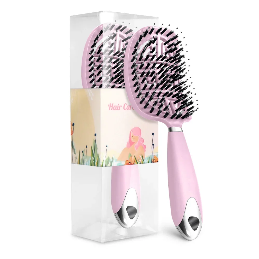 Detangler Brush for Curly Hair Anti Klit Hair Scalp Massage Hair Comb Great for 3a to 4c Hair Brush Women Men