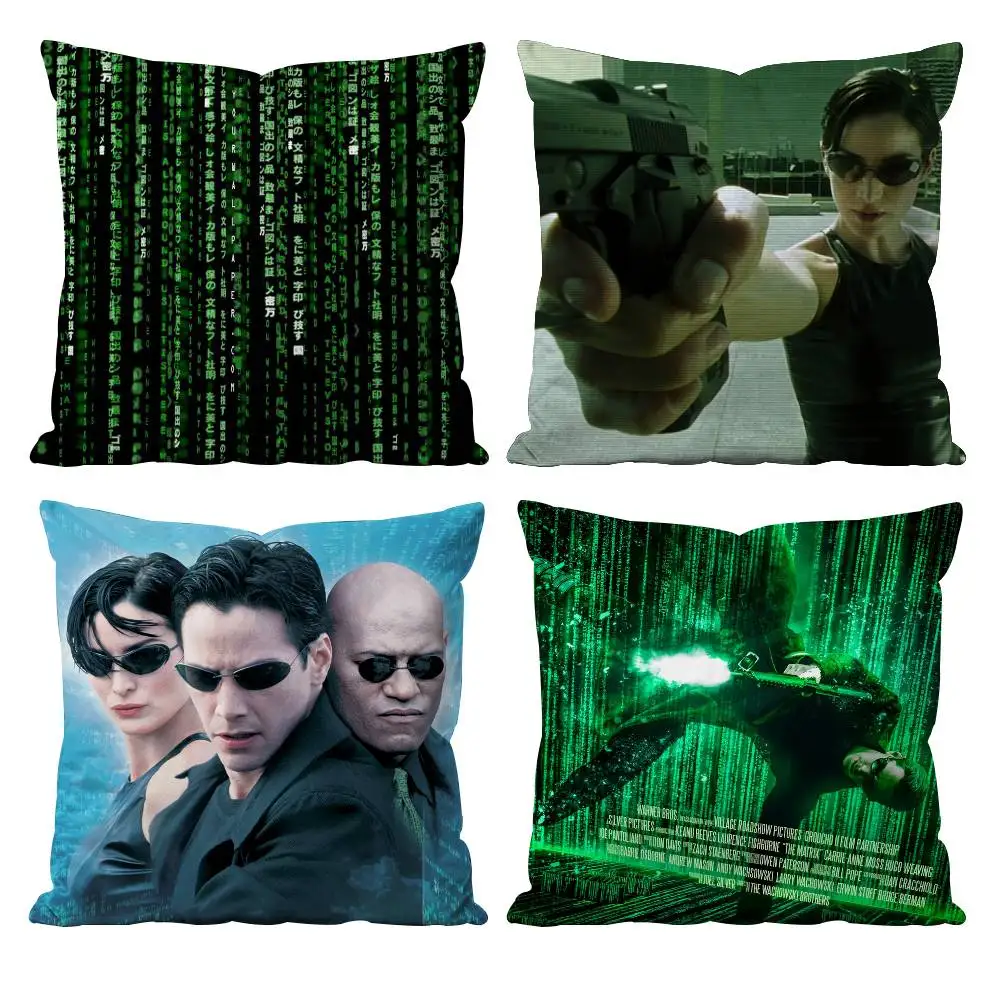 Film chaud m-mastrix résurrections taie d'oreiller Anti-poussière taie d'oreiller Invisible fermeture éclair soyeux court en peluche canapé housse de coussin