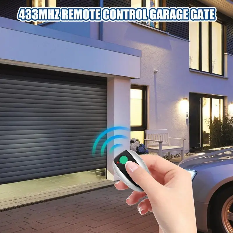 433MHZ Garage Door Opener Duplicator 433 MHZ Garage Door Key Controller Yard Gate Remote Control For Through-Wall Controller