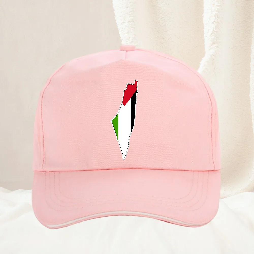 Palestine Arabic Calligraphy Name with Palestinian Flag Map Cap Adult Outdoor Baseball Caps Hats Unisex Adjustable Cap view 4
