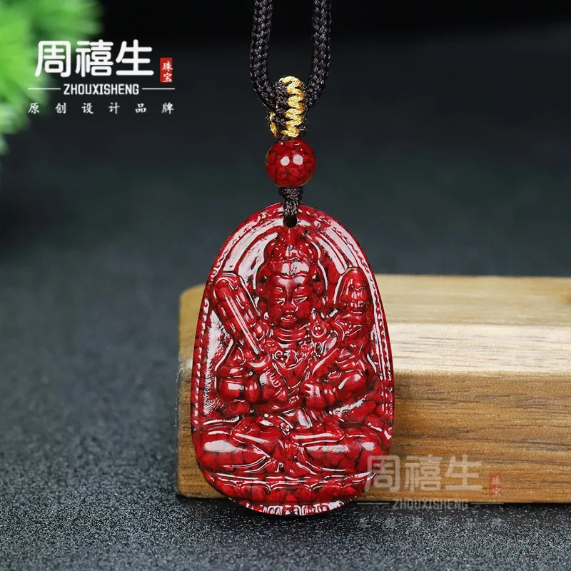 High-Content Sand, Eight Guardian Deity Pendant, Necklace Charm