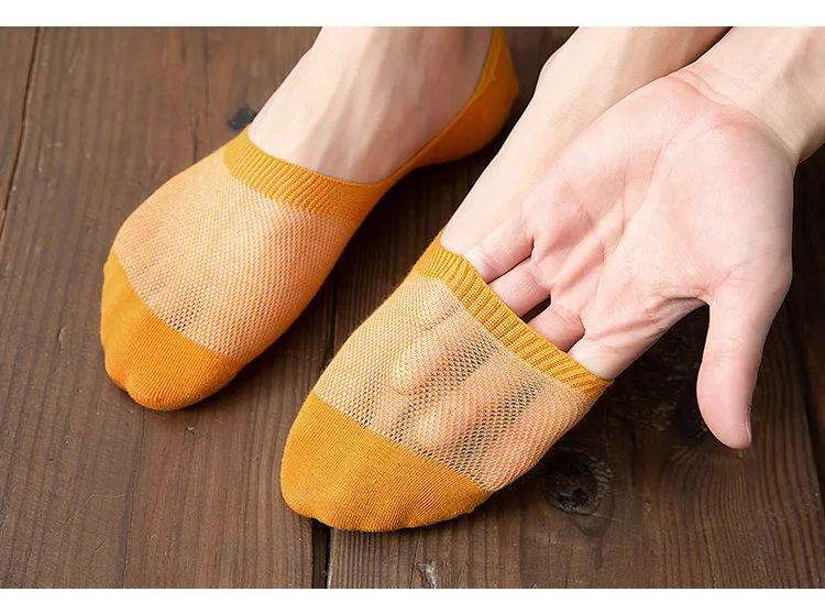 New Youpin 5 Pairs Women Cotton Invisible No Show Socks Non-slip Summer Solid Color Short Socks Fashion Ankle Thin Slipper Sock