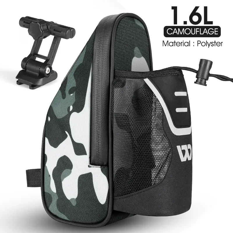WEST BIKING Bike Saddle Bag With Water Bottle Pocket MTB Road