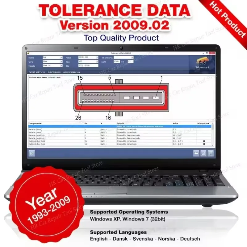 

tools Hot Car Software Tolerance Data 2009.2 Auto Repair Program Data with Free Keygen Install Video Guide Car Repair Software