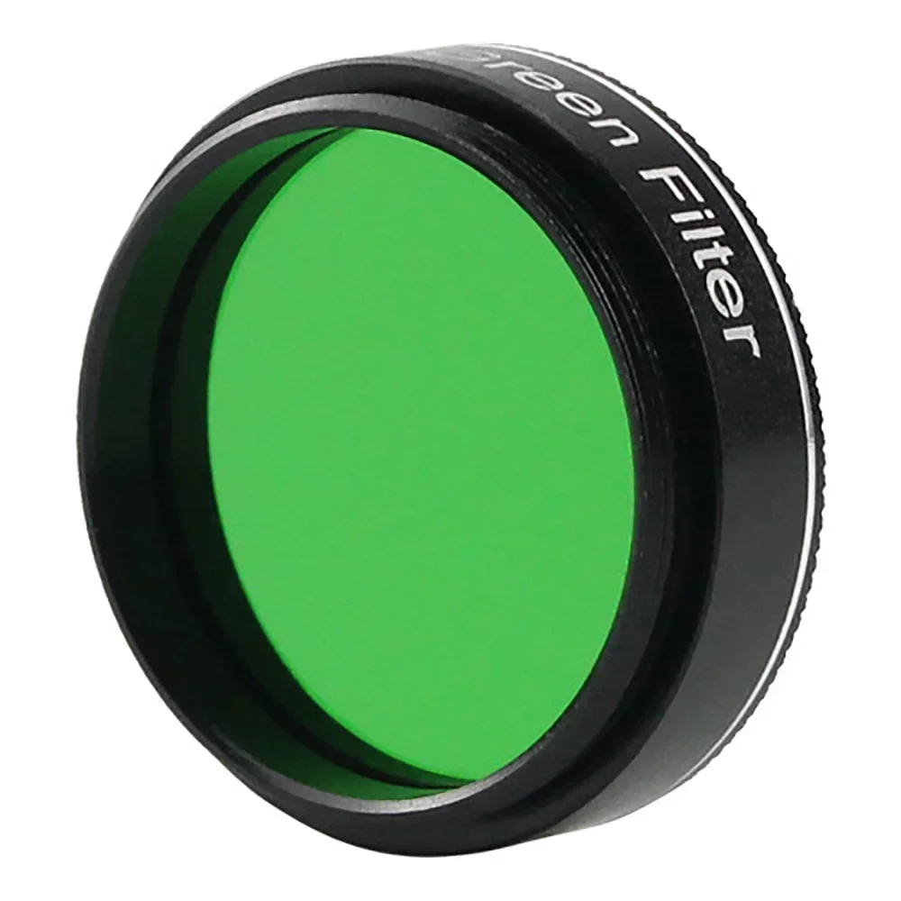 1.25 Inch Eyepiece Green Nebula Filter Astronomical Telescope Accessory for Enhanced Moon Planetary View Reduce Light Pollution