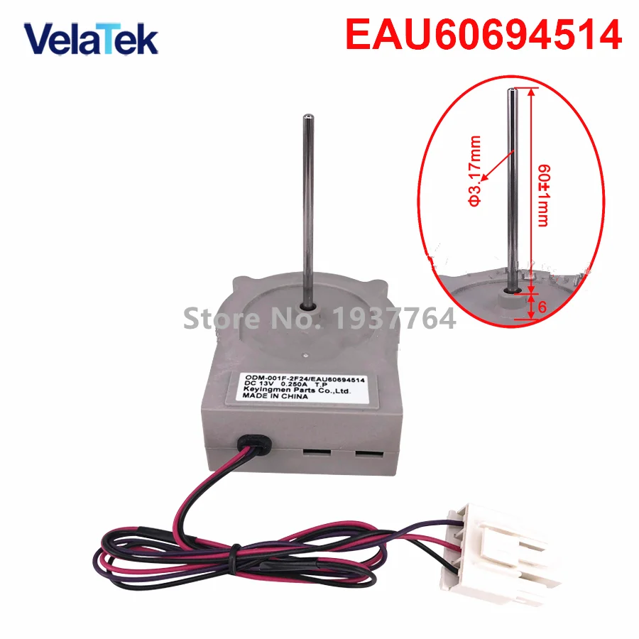 Nuevo para Motor de ventilador ODM-001F-48/EAU63103208 ODM-001F-2F21 DC13V ODM-001F-2F24 EAU60694514 ODM-001F-05 4681JB1027E