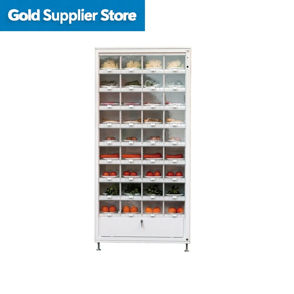 High Quality Automatic Locker Vending Machine with 32 Choice for Sale Soda and Canister Coffee