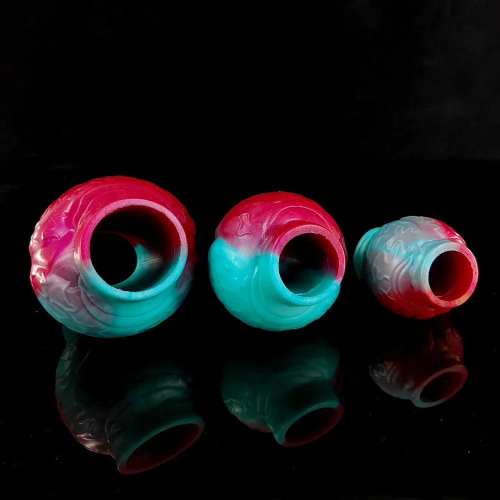 Silicone Large Knot for Dildo Sex Toys for Men Penis Enlargement Cock Ring Penis Sleeve Stretchable Vaginal Anal Stimulate