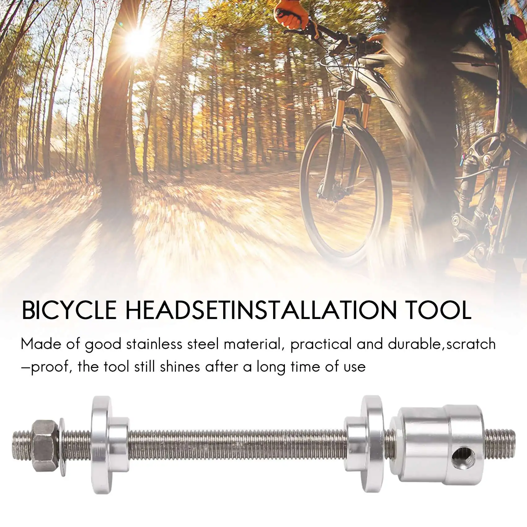 

Набор инструментов A99I для установки и снятия велосипедных рулевых колец, инструмент для установки пресс-фитингов каретки, набор инструментов для ремонта велосипедов