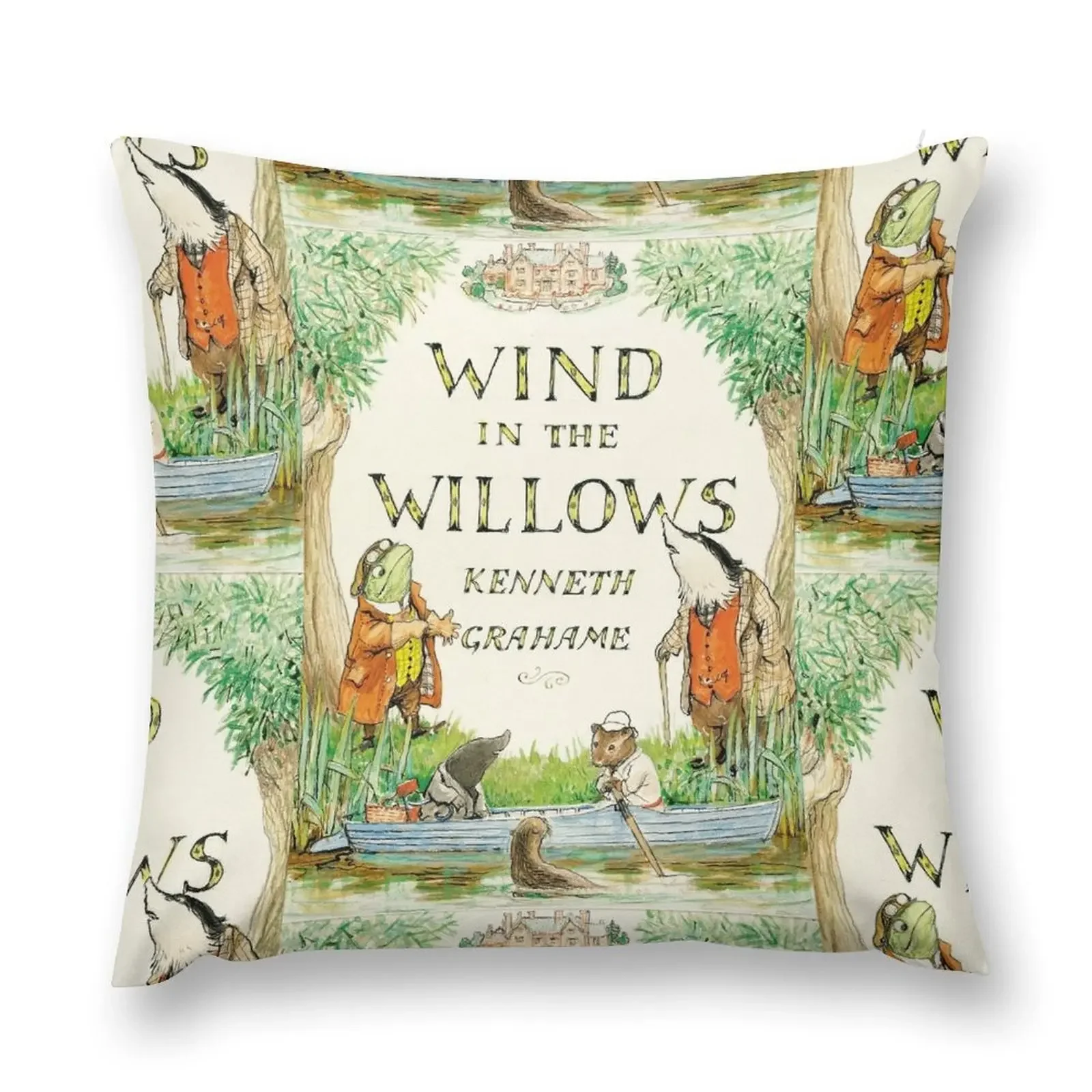 

Wind in The Willows Book Cover Throw Pillow christmas pillow case christmas decorations 2025 Pillowcases For Pillows pillow