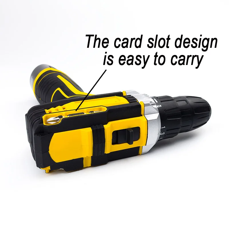 Lithium Electric Drill Electric Screwdriver Hand Electric Drill Electric Tool Set Multifunctional Accessory Box Packaging