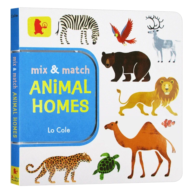 Mix and Match Animal Homes, Baby Children's books aged 1 2 3, English picture book, 9781406362442