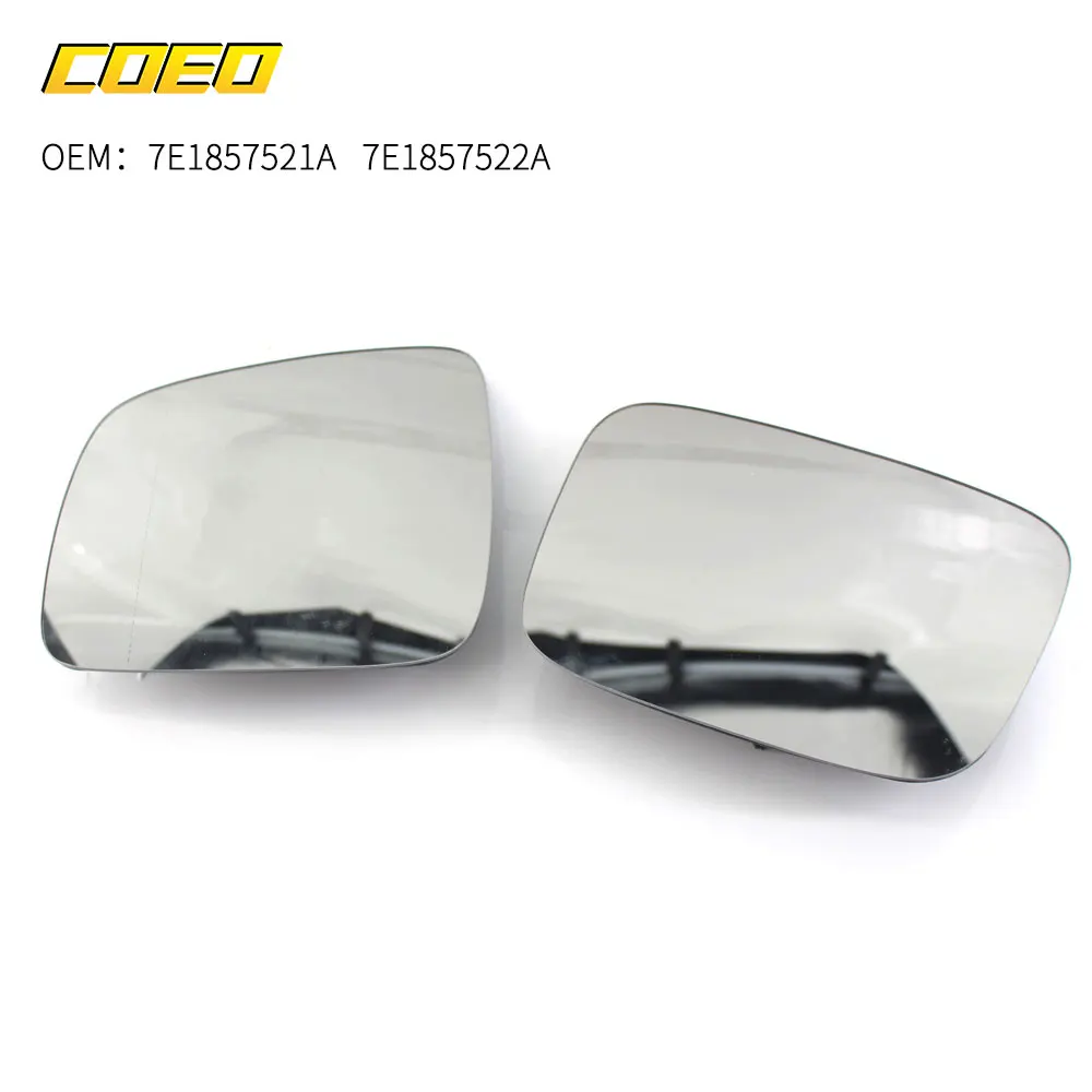 

2Pcs Car Heated Rearview Mirror White Glass For Transporter T5 2003-2010 7E1857521A 7E1857522A