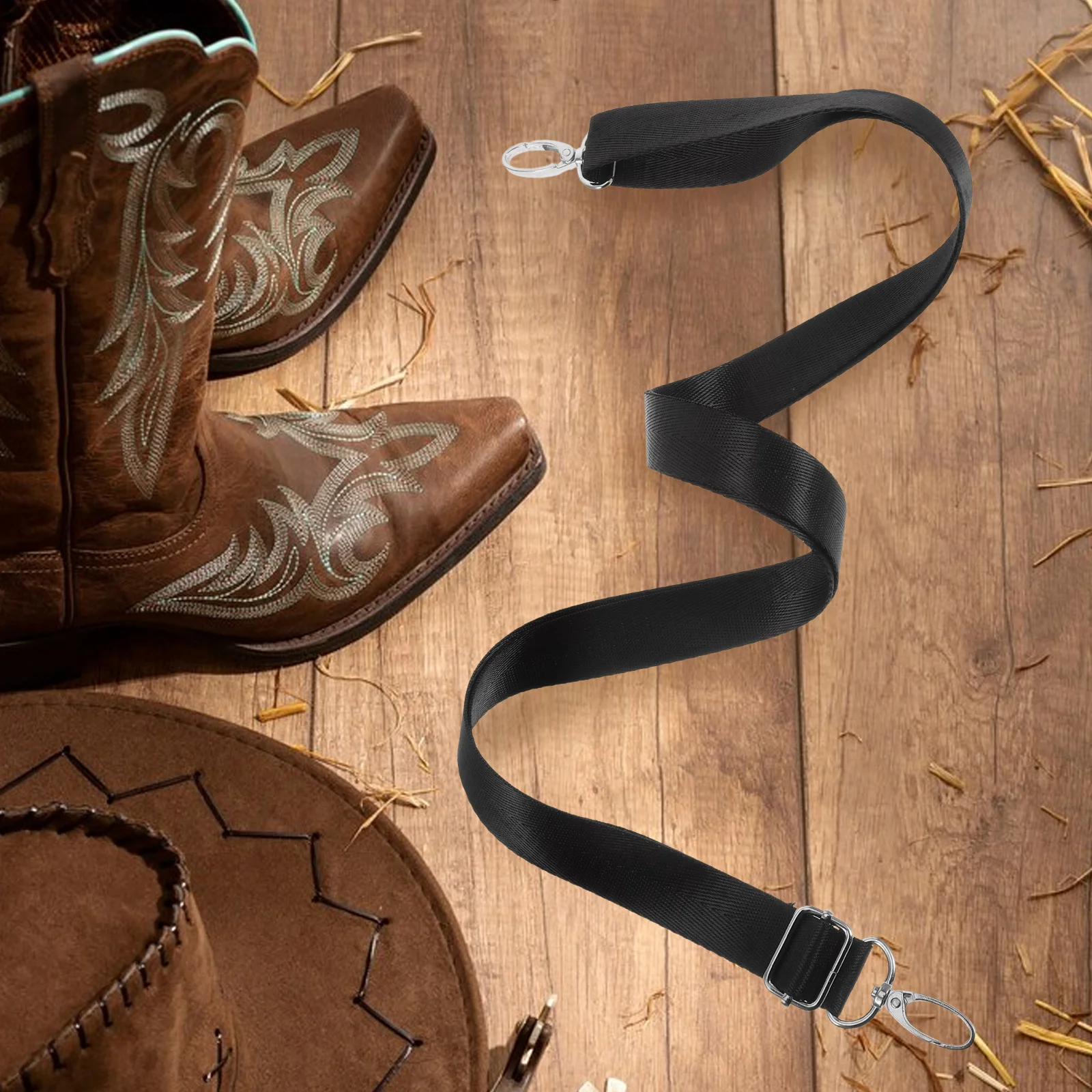 قطعتان من إكسسوارات بطانية الحصان، أغطية أرجل مرنة قابلة للتعديل مع خطافات معدنية بديلة لأشرطة البطن آمنة #1