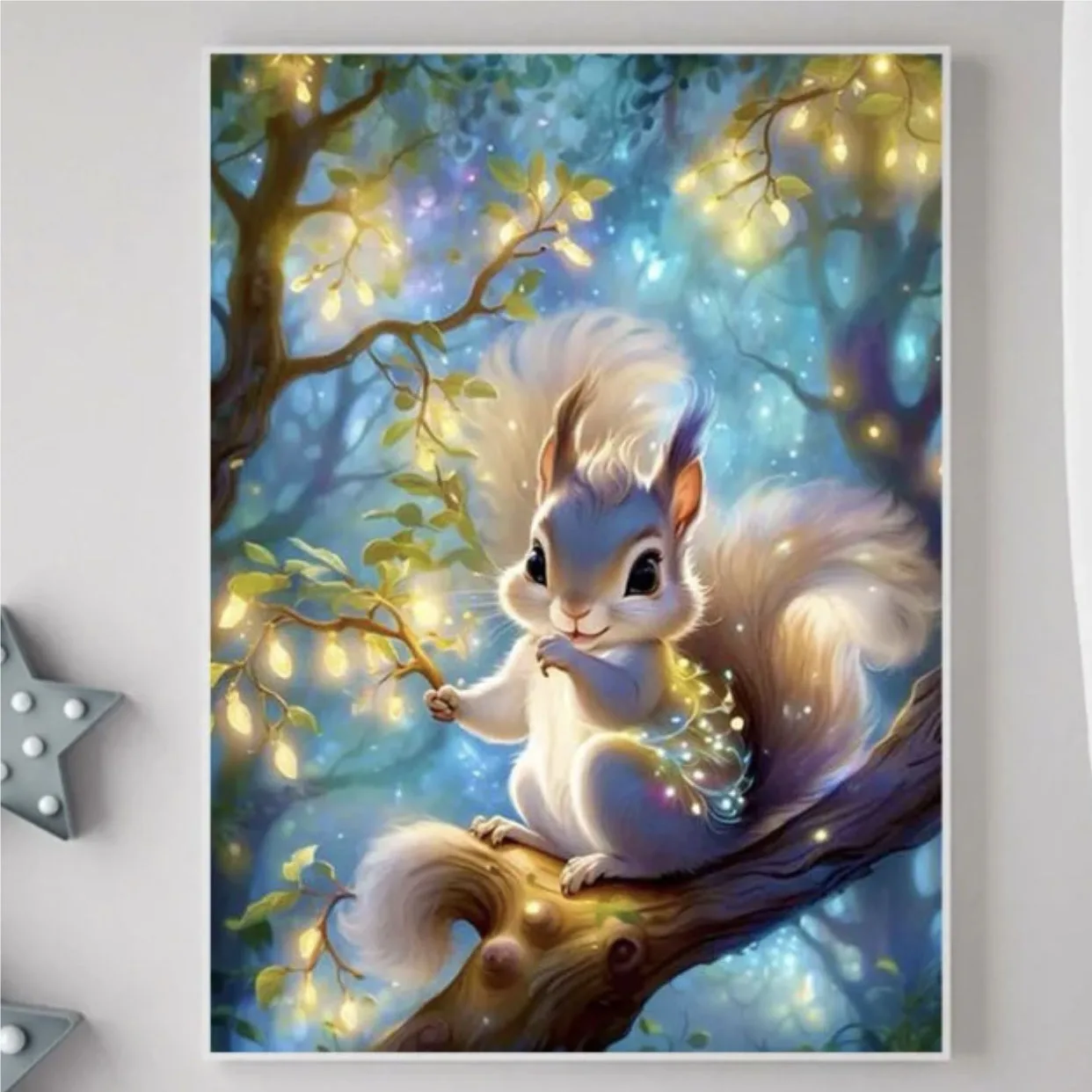 Tree Squirrel Diy Diamond Painting Full Square Round Diamond Mosaic Picture Of Rhinestones Animal Home Decoration