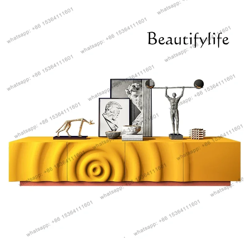 

Handles Modern Tv Luxury Wood Hiding Glossy Media Cabinet Floor Tv Stand High End Moterm Mobili Per La Casa Home Furniture