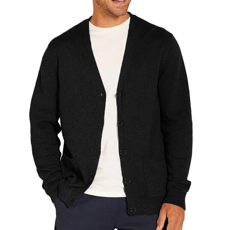 Thumbnail 3 - #2 Mens Button Front Knit Cardigans Deals & Discounts