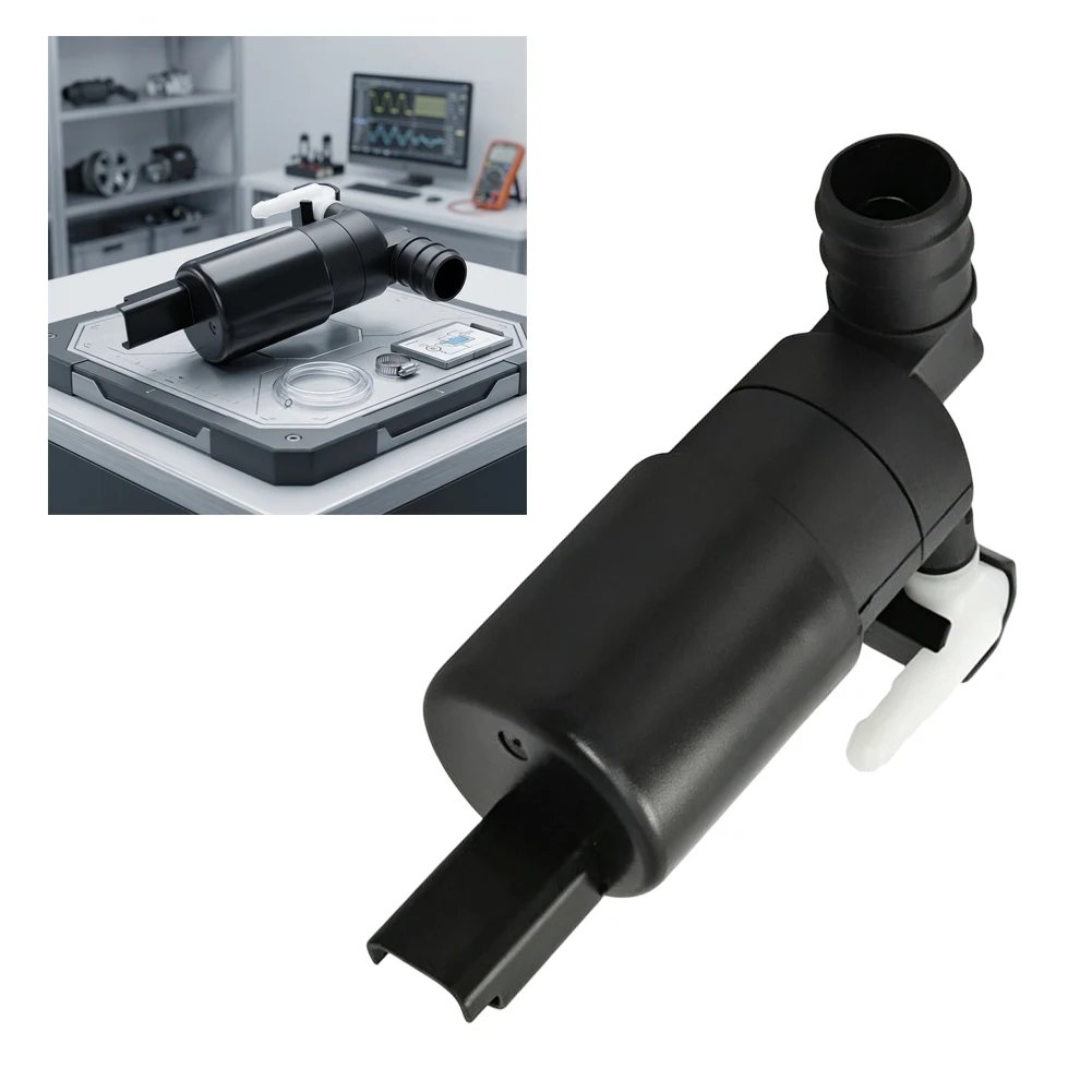 Auto Washer Jet Windscreen Washer Pump For Windshield Cleaning Replacement Windshield Washer Nozzle Part Black