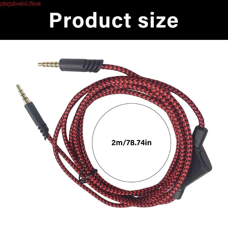 E8BA BRAIDED 3,5mm dây thay thế cho thiết kế linh hoạt hỗn hợp A10 A40 A50TR