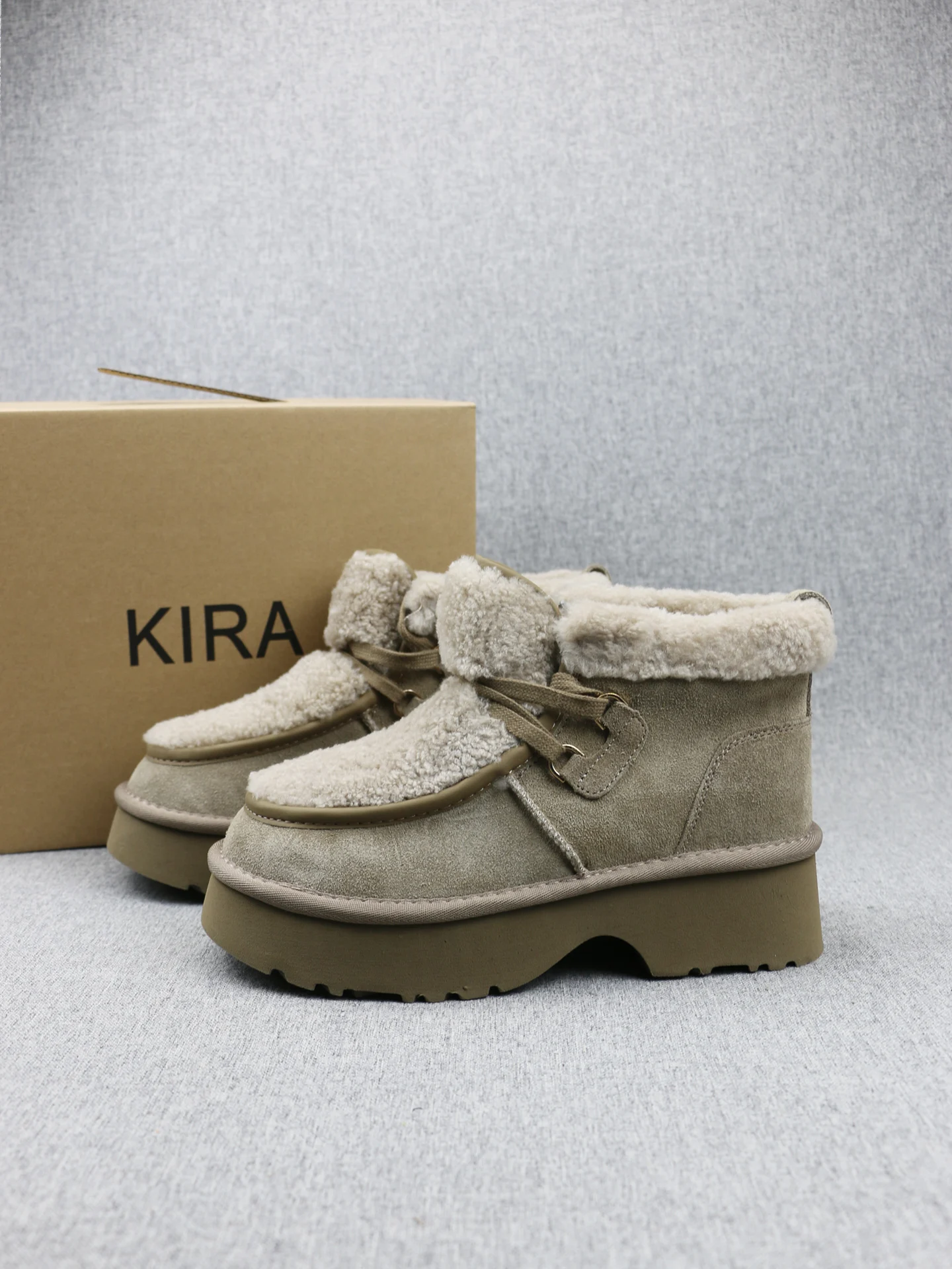 

Women's Winter Thi Bot Snow Boots Single Floing eepskin High Top Cotton oes Casual Sle round Toe Warm Boots