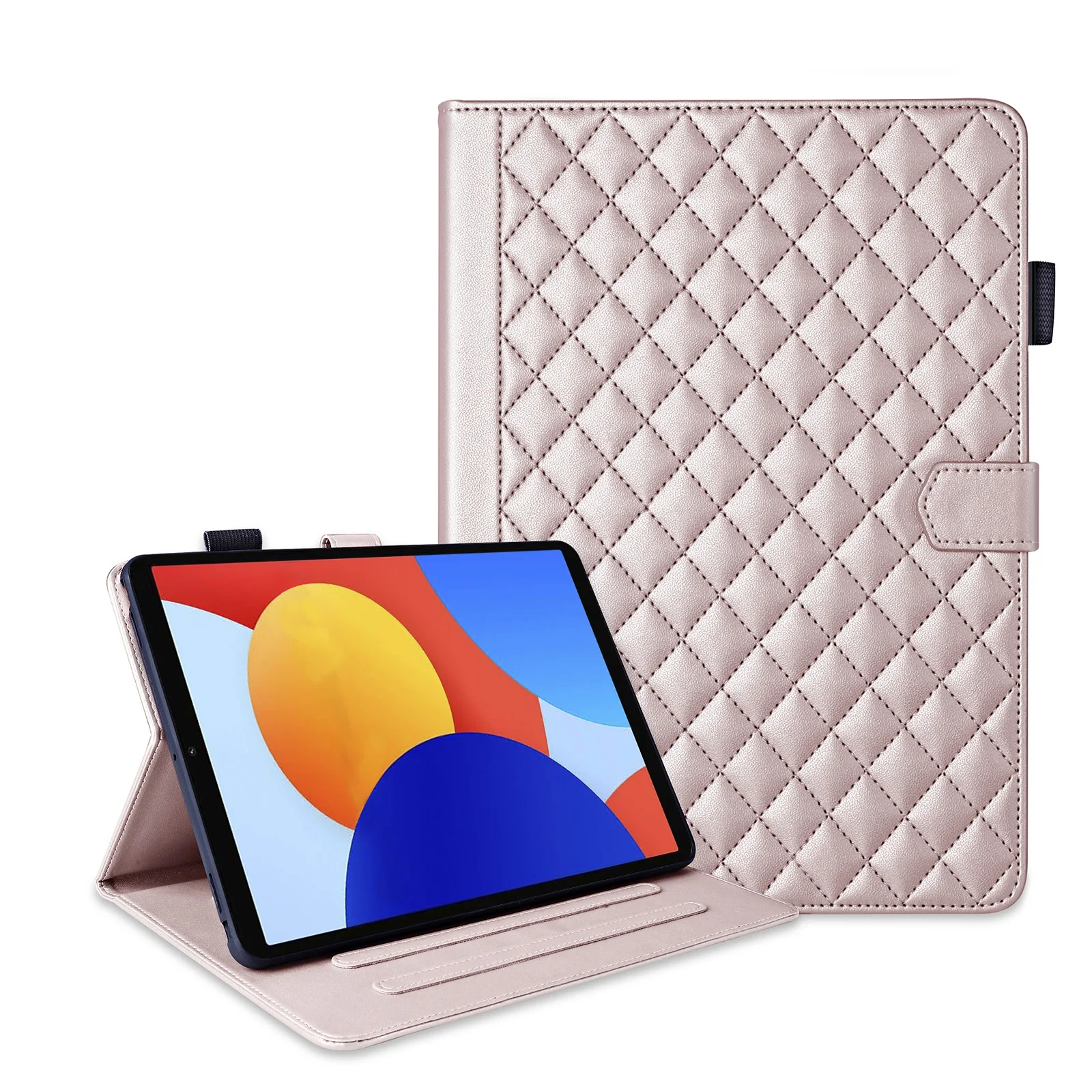 

Для Xiaomi Redmi Pad SE 8,7 дюйма 2024, чехол Funda для Xiaomi Redmi Pad SE 4G 8,7 дюйма, чехол с ромбовидной задней панелью, силиконовый чехол для планшета