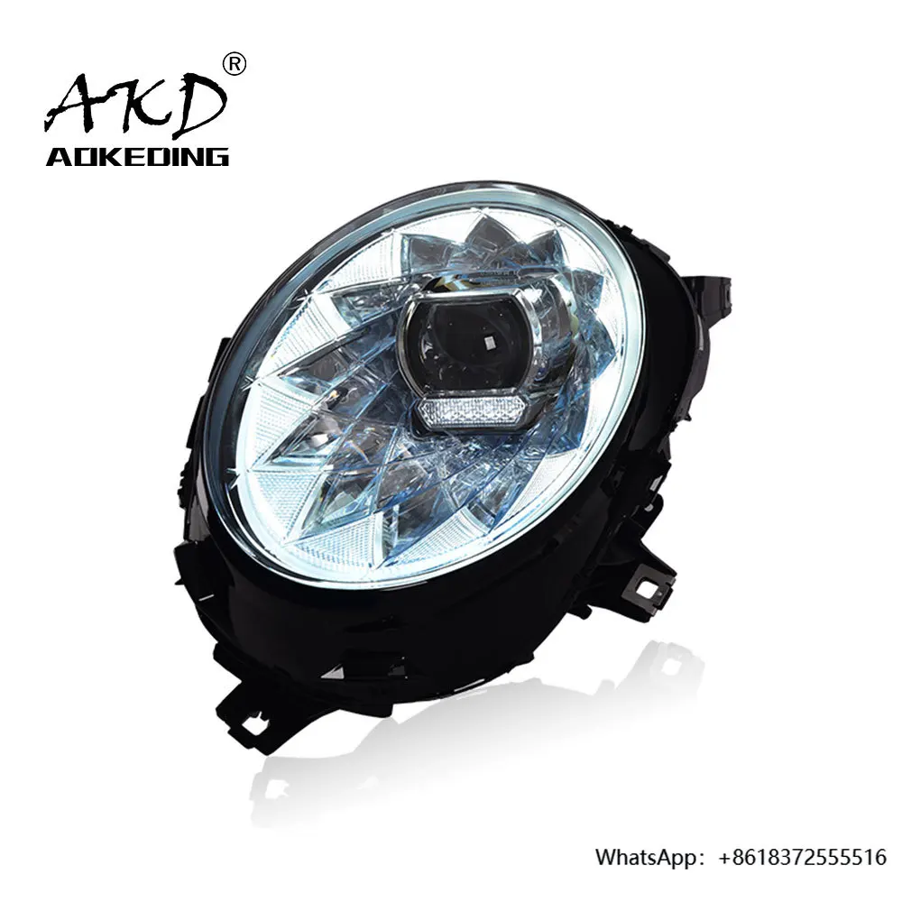 

DCar Lights For Mini Cooper F55 F56 2014-2021 LED Auto Headlights Assembly Bentley Design Dynamic Lamp Bicofal Lens Accessories