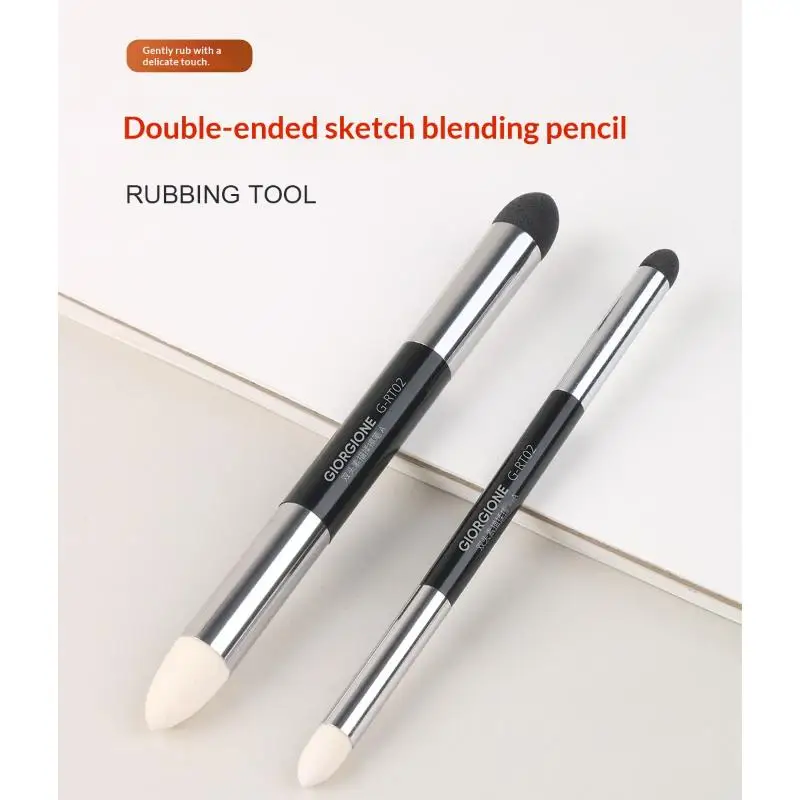 New 2/3Pcs Artist  Pen Washable Sketch Rubbing Sponge Brush Reusable Drawing Art Blenders Correcting Lightening & Highlight