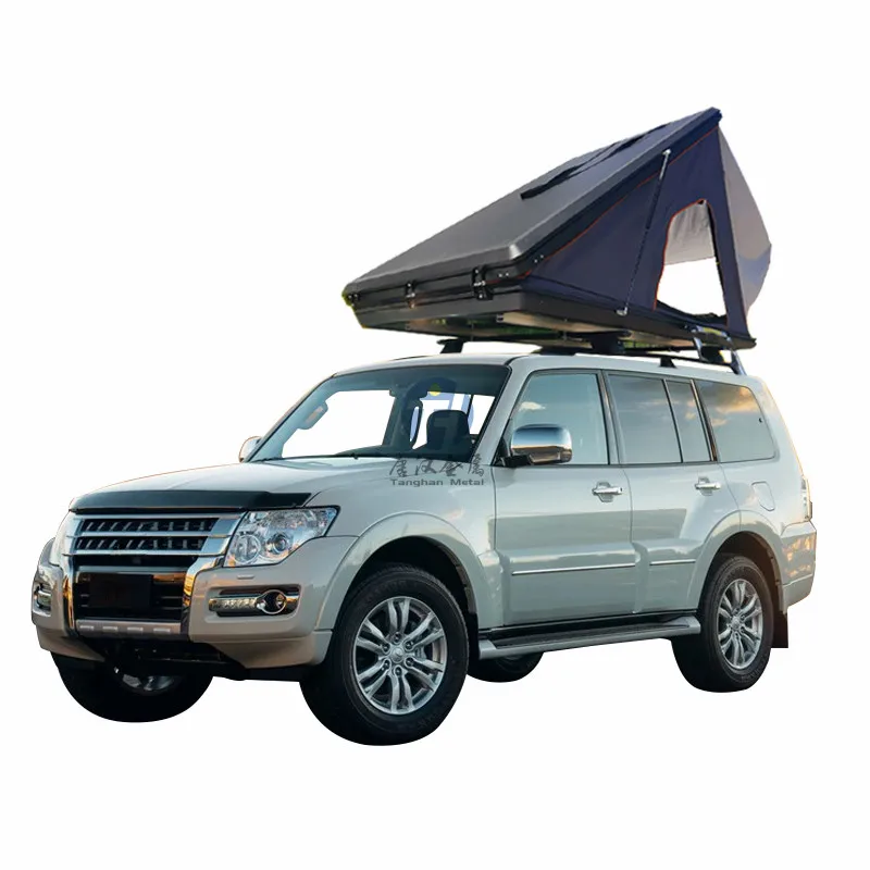 

dual/single/extra cab aluminum alloy ute canopy triangle folding roof top Tent for car and pickup camping