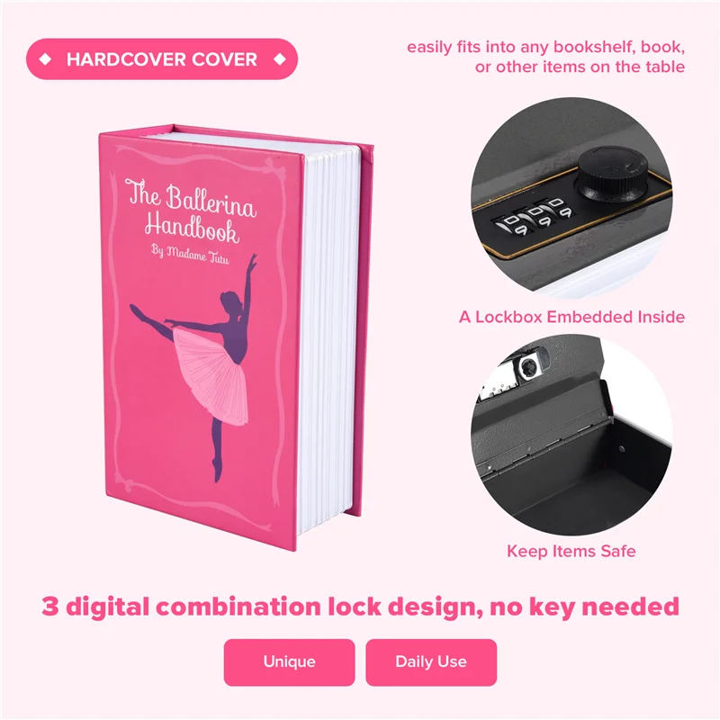 

Сейф для хранения словников, сейф с 3-мя цифровыми кодовыми замками, секретный ящик для защиты от кражи