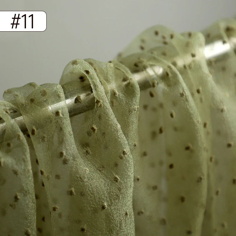 

1M Seersucker Tulle Fabric Shiny Polka Dot Fabric For Children Summer Dress Performance Clothing Fashion Sewing Design Cloth