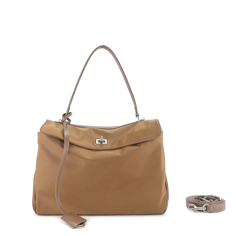 

2025 Luxury Brand Rodeo Women Handbags Spring Summer Nylon Shoulder Bags Women Fashion Silver Buckle Totes Women Underarm Bag