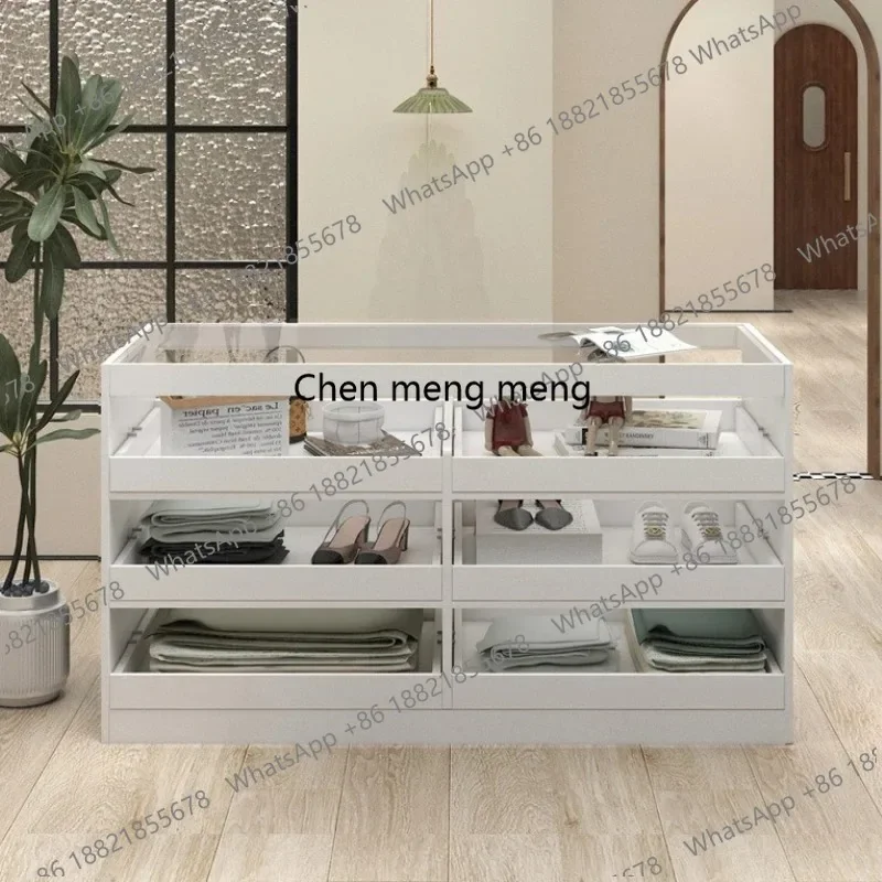 D80 Jewelry Store Display Stand Front Desk Storage Table Multi-functional Display Stand Artificial Board Furniture